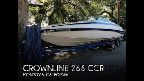 Crownline 266 CCR fiche technique et avis